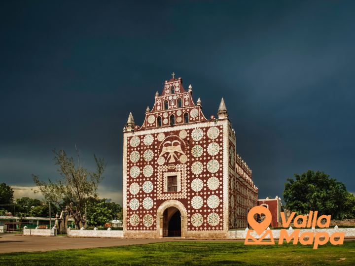 The beautiful church of Uayma
