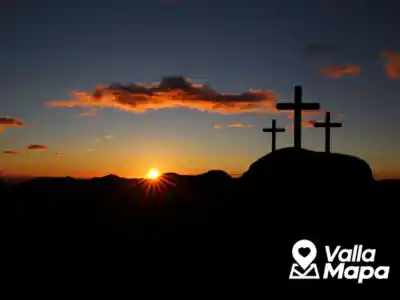 Celebración religiosa de Semana Santa en una iglesia de Valladolid, Yucatán